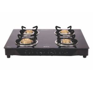 78 cm Hob| Brass Burners| Bakelite Knobs | Toughened Glass |Auto Ignition| 2 Yrs Comprehensive Warranty