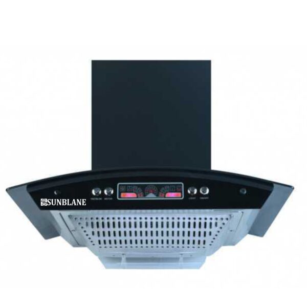 Nova Push 60 cm 1200 m³/hr, Conical Filter Wall Mounted Kitchen Chimney With LED Lamp & Digital Display