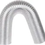 Flexible 6-Inch Aluminium Ducting, Heavy Duty, Extendable upto 5-Feet for Chimney Exhaust Semi Rigid Duct Pipe Hose Pipe