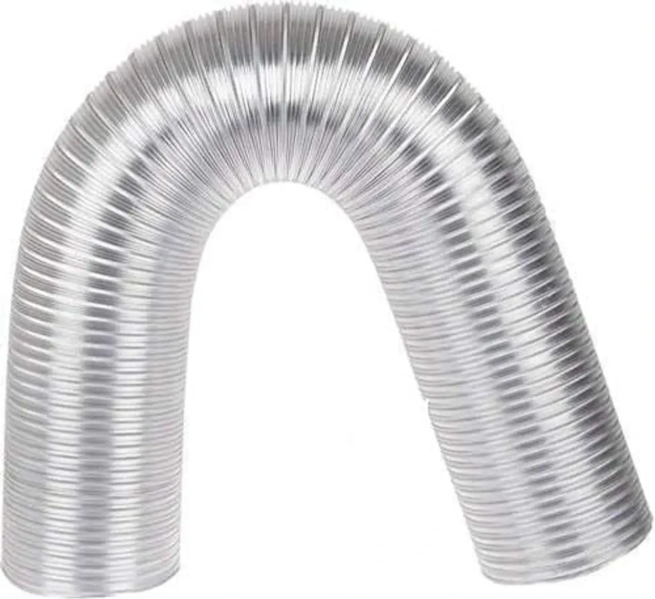 Flexible 6-Inch Aluminium Ducting, Heavy Duty, Extendable upto 5-Feet for Chimney Exhaust Semi Rigid Duct Pipe Hose Pipe